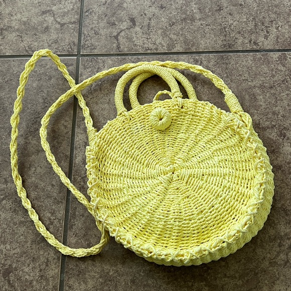 Neon Wicker Purse - Picture 2 of 5